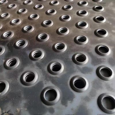 Grilla de apoyo de agarre de aluminio y diamante de 2-5 m