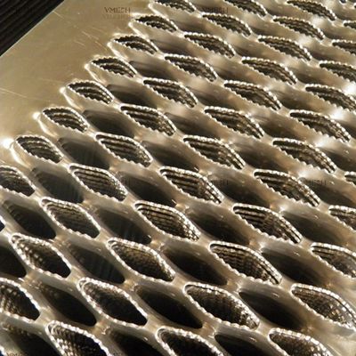 Pistas de escalera antideslizante de aluminio de 3 mm para plataformas de trabajo