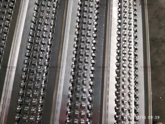 Materiales de construcción anticorrosión Malla de listones de acero galvanizado de alto relieve