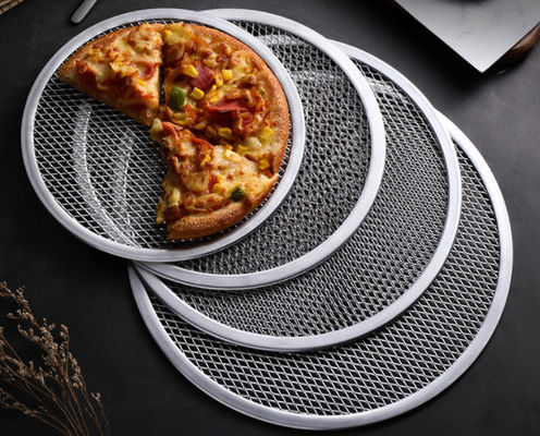 Disco de cocción de pizzas de aluminio 6-18 pulgadas de alta resistencia a prueba de óxido