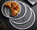 Pantalla de aluminio redonda de alta resistencia Mesh Baking Tray Mesh de la pizza 6 pulgadas 22 pulgadas