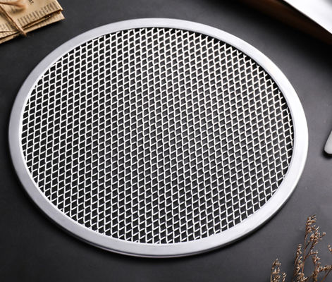 Tabla de pantalla de pizza redonda sin costura de aleación de aluminio de 6-22 pulgadas