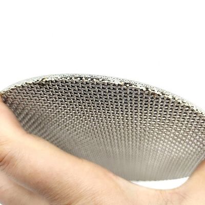 Disco de filtro sinterizado de acero inoxidable para filtración de líquidos