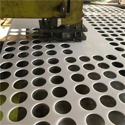 Acero inoxidable 304 316 Aluminio Hoja metálica perforada redonda
