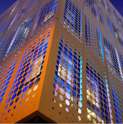 Acero inoxidable 304 316 Aluminio Hoja metálica perforada redonda