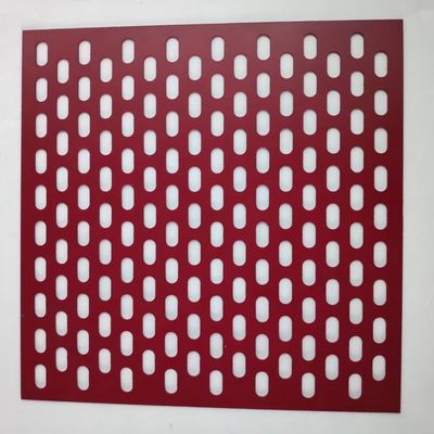 Hoja de metal perforada de aluminio personalizada para decoración 0,5-8 mm