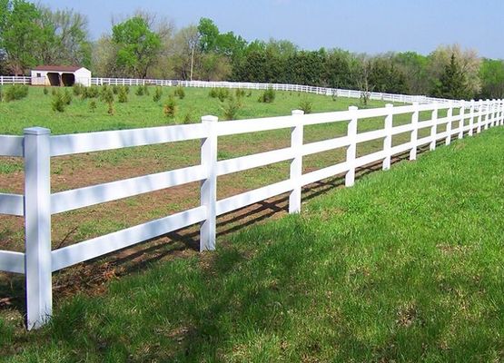2 rieles de plástico para caballos Cercas de campo Cercas de seguridad para equinos Cercas de trenes de plástico