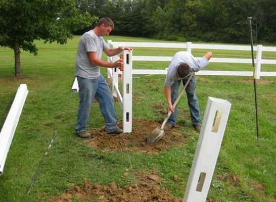 Material 100% virgen Durable 2rails 3rails PVC cerco de caballos de montura cerco de granja