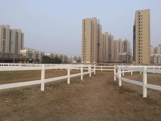 Estables Blanco Negro Color PVC Esgrima de ferrocarril Rancho Paddock Esgrima de caballos
