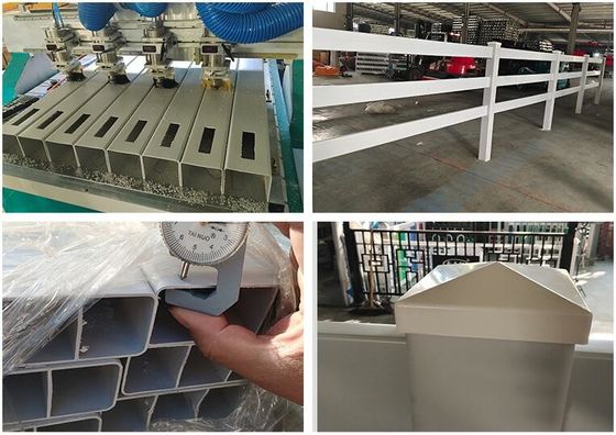 Panel de PVC Cerco de la granja Jardín de cercas Trellis Nueva privacidad de vinilo blanco 2 rieles cercas