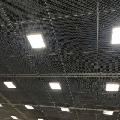 Panel de techo decorativo de malla metálica expandida de aluminio de 0,5 mm