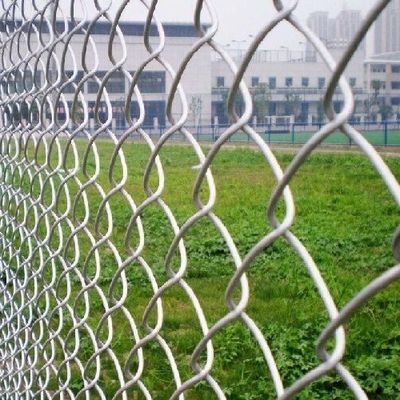50x50mm Hot Dip Galvanized Chain Link Valla de 2,0 mm alambre de 10m de longitud