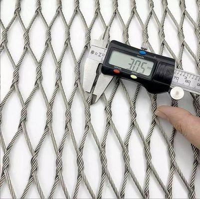 Nudo de malla de alambre de acero inoxidable de alta flexibilidad
