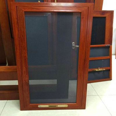 Pantalla de ventanas de acero inoxidable recubierta en polvo, resistente a la corrosión, pantallas de seguridad