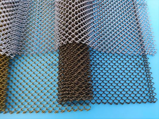 Maquillaje de acero de color dorado de material de acero de la chimenea