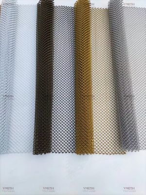 Cortina decorativa de malla de aleación de aluminio para hoteles y arquitectura