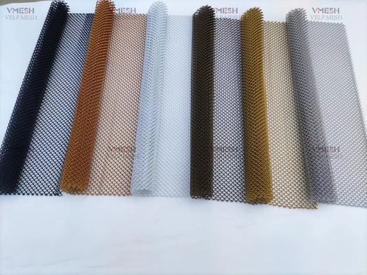 Cortinas de malla de alambre de cortina de aluminio para separación del espacio