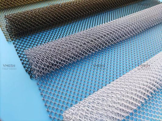 Cortinas de malla de alambre de cortina de aluminio para separación del espacio