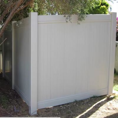 Precio de fábrica Panel de privacidad de PVC blanco para cercas de jardín al aire libre