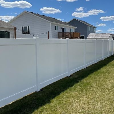 Cercas de vinilo de privacidad completa y cercas de plástico para piscinas de jardín