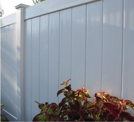 Panel de cerca de patio de vinilo de privacidad completa de PVC fácil de instalar