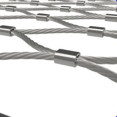 Nudo de malla de alambre de acero inoxidable de alta flexibilidad