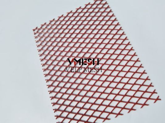 Pantallas con revestimiento en polvo de malla de aluminio expandida para fachadas decorativas