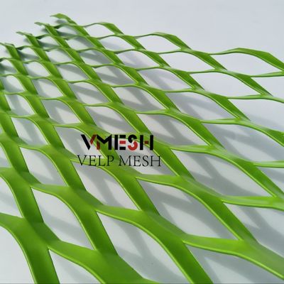 Panel de malla metálica de aluminio de diamante expandido para pared