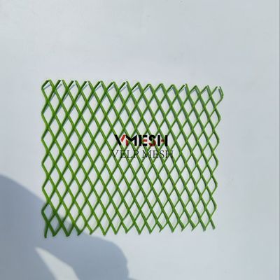 Revestimiento de pared con revestimiento de polvo personalizado malla de fachada de metal expandida