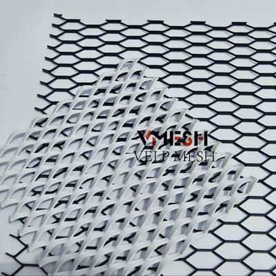 Paneles de malla metálica expandida de aleación de aluminio ligero para diseño de interiores