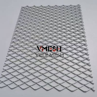 Estándar de malla de alambre ampliado de placa de aluminio arquitectónica decorativa elevado