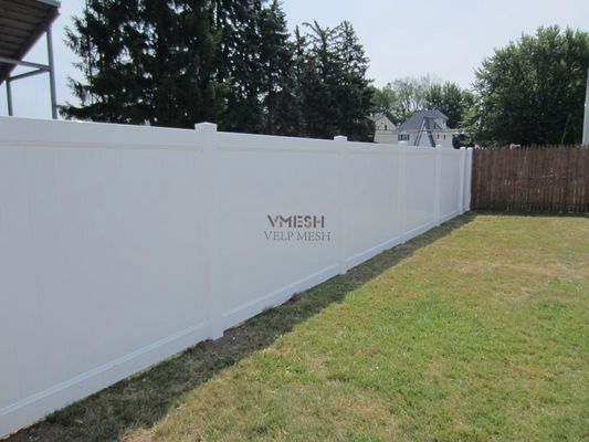 Valla de privacidad de PVC blanco de 6x8 pies para patios traseros