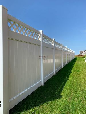 Recinto de privacidad de vinilo de 1.8m x 2.4m para jardín Villa de la piscina