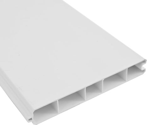 Recinto de privacidad de PVC blanco resistente a la intemperie 6Hx8W para casa de jardín