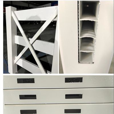 Color blanco 3 barandillas 4 barandillas Plastic Horse Fence Vinyl Farm Fence para la seguridad