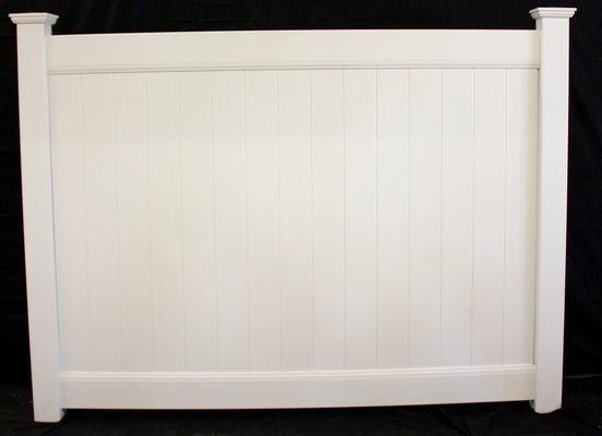 Protección de privacidad ambiental virgen Pvc plástico cerco de vinilo para el patio