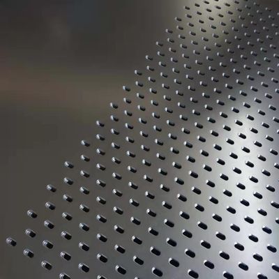 Hoja perforada de acero inoxidable de aluminio revestida en polvo para fachada arquitectónica
