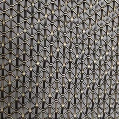Métodos de tejido diferentes personalizados Panel de acero inoxidable para malla decorativa de pared