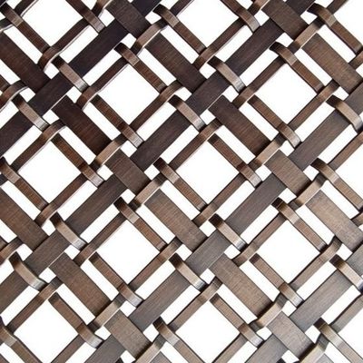 Malla de alambre de acero inoxidable tejido de 1 mm a 4 mm para metal arquitectónico decorativo personalizado