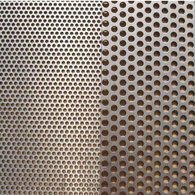1.2 mm de espesor de aluminio galvanizado de acero de malla perforada para sistemas de drenaje