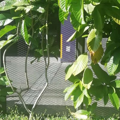 Anti-deslizamiento elevados de malla de metal expandida de trabajo pesado hexágono para la plataforma