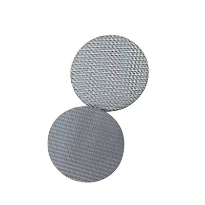 Estructura de múltiples capas de acero inoxidable malla sinterizada filtro disco redondo para el café
