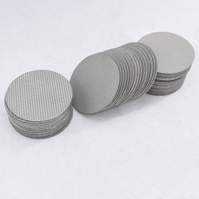 100 micrones de metal sinterizado 316 de acero inoxidable Disco de filtro de capas múltiples