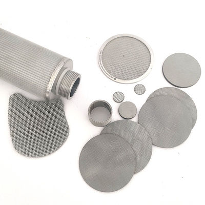 Revista de filtro sinterizado de acero inoxidable resistente a ácidos de múltiples capas 316L