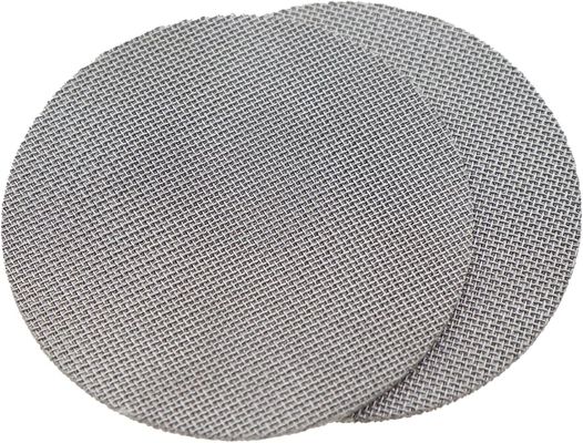 Disco de filtro de malla de alambre tejido sinterizado y impermeable de acero inoxidable