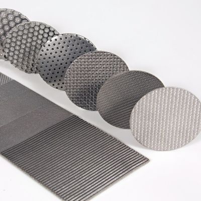 Rejas sinterizadas de alta filtración de múltiples capas para filtración de aceite hidráulico