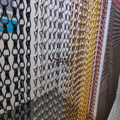 Cortina de metal de malla de alambre tejido para la decoración del hogar