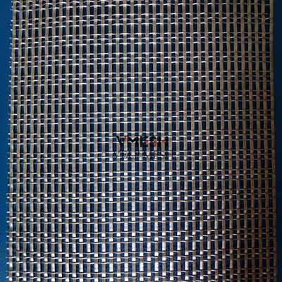 Panel de malla de alambre ondulado de acero inoxidable para revestimiento decorativo de pared de espacio de oficina moderno
