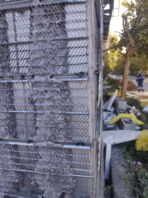 Malla de encofrado permanente para juntas de construcción de acero galvanizado para hormigón