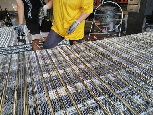 Estampado de tornos galvanizados para la fundición de cemento 1,1 m x 3 m